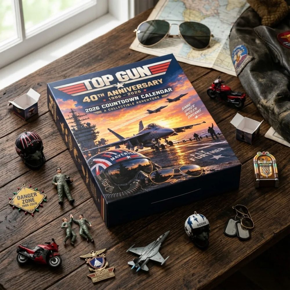 Top Gun 40Th Anniversary Christmas Advent Calendar Maverick Christmas Ornaments Xmas Gifts