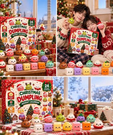 Squishy Dumpling Advent Calendar 2026 24 Holiday Surprise Box Gifts For Christmas