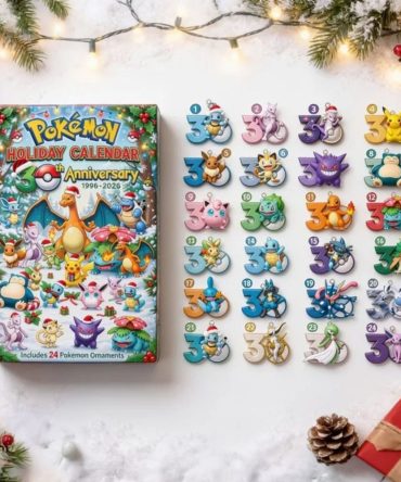 Pokemon 30Th Anniversary Holiday Advent Calendar Christmas Ornaments Pokemon Merch Fan Gifts