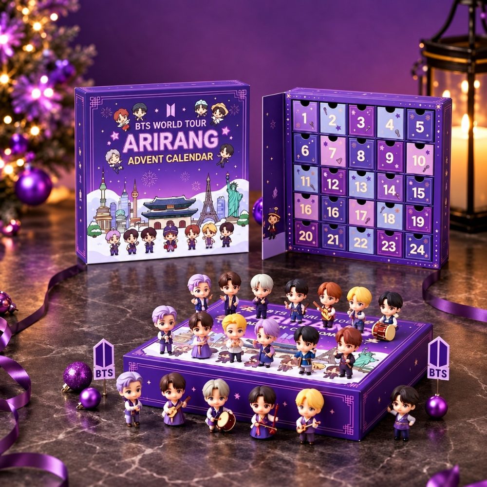 Bts World Tour Arirang Advent Calendar 2026 Best Christmas Gifts For Army, 3D Acrylic Collectibles