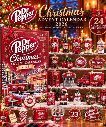 Dr Pepper Advent Calendar Christmas 2026 24 Collectible Gifts For Him, 3D Acrylic Collectibles