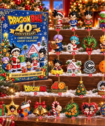 Dragon Ball 40Th Anniversary Christmas 2026 Advent Calendar Gifts For Son, 3D Acrylic Collectibles