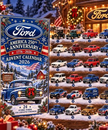 Ford America 250Th Anniversary 2026 Advent Calendar Christmas Gifts For Fans, 3D Acrylic Collectibles