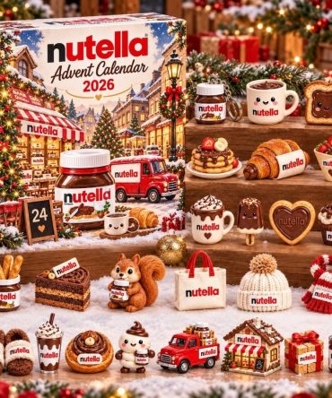 Nutella Holiday Countdown Advent Calendar 2026 24 Days Holiday Christmas Gifts For Her, 3D Acrylic Collectibles