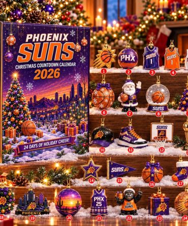 Phoenix Suns Christmas 2026 Countdown Advent Calendar 24 Days Of Holiday Gift For Family, 3D Acrylic Collectibles