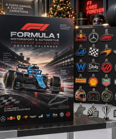 Formula 1 F1 Advent Calendar Racing Christmas Countdown Gifts For Xmas, 3D Acrylic Collectibles