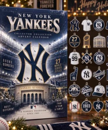 New York Yankees Advent Calendar 2026 Christmas Countdown Gift For Fans, 3D Acrylic Collectibles
