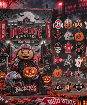 Ohio State Buckeyes Ncaa Advent Calendar 2026 Ornaments Halloween Countdown Sports Gift, 3D Acrylic Collectibles