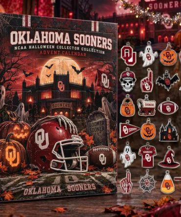 Oklahoma Sooners Ncaa Halloween Advent Calendar 2026 Halloween Countdown Gift Idea, 3D Acrylic Collectibles