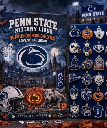 Penn State Nittany Lions Ncaa Advent Calendar 2026 Ornaments Halloween Countdown Fans Gift, 3D Acrylic Collectibles