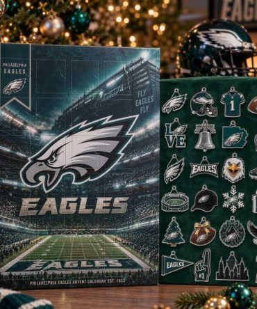 Philadelphia Eagles Advent Calendar 2026 Ornaments Christmas Countdown Fans Gift Idea, 3D Acrylic Collectibles