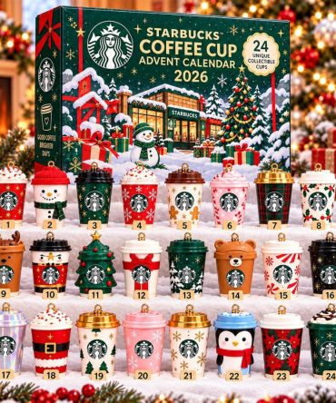 Starbucks Coffee Cup Advent Calendar 2026 Christmas Gifts Idea For Coffee Lovers, 3D Acrylic Collectibles