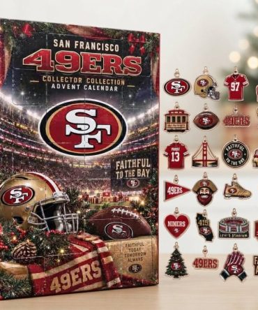 San Francisco 49Ers Advent Calendar 2026 24 Christmas Countdown Gift For Bestie, 3D Acrylic Collectibles