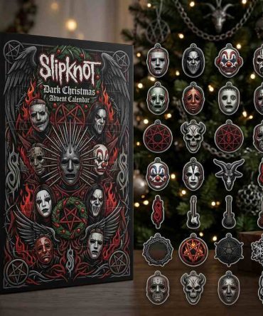Slipknot Dark Christmas Advent Calendar 2026 24 Ornaments Christmas Countdown Gift For Friend, 3D Acrylic Collectibles