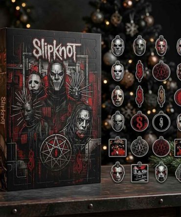 Slipknot Masks Logo Gothic Christmas Advent Calendar 24 Day Christmas Countdown Xmas Gift, 3D Acrylic Collectibles