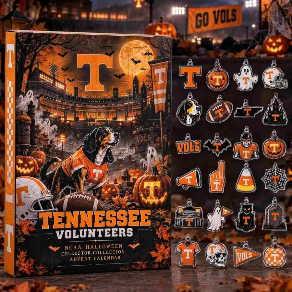 Tennessee Volunteers Ncaa Advent Calendar 2026 Halloween Countdown Gift For Friend, 3D Acrylic Collectibles