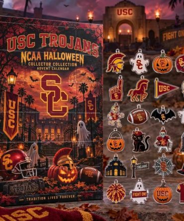 Usc Trojans Ncaa Calendar 2026 24 Ornaments Halloween Countdown Box Football Fans Gift, 3D Acrylic Collectibles