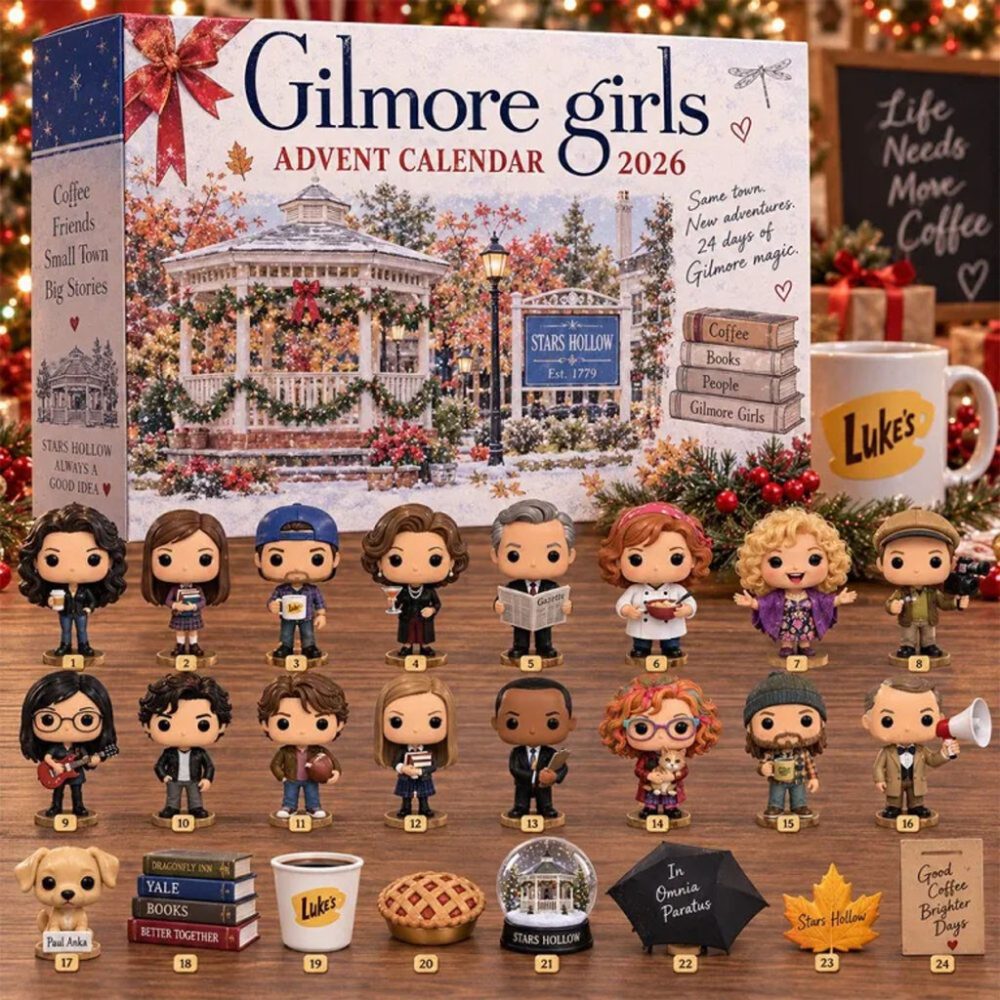 Gilmore Girls Advent Calendar 2026 Luke'S Diner Christmas Ornaments Gilmore Girls Merch