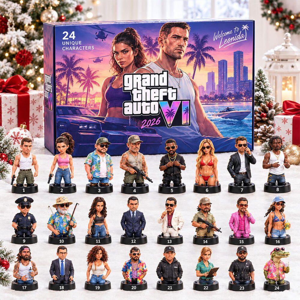 Grand Theft Auto Vi Advent Calendar 2026 Christmas Ornaments Gta 6 Merch Gift For Gamers