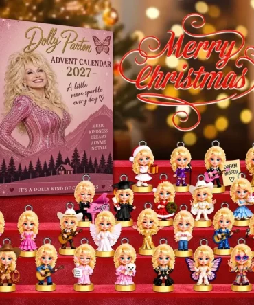 Dolly Parton 2027 Advent Calendar Christmas Countdown Decor Dolly Parton Lovers Gifts