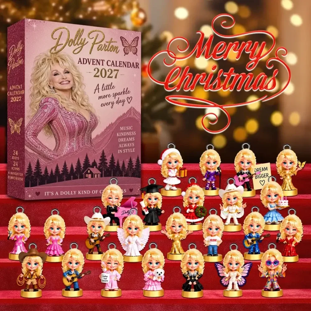 Dolly Parton 2027 Advent Calendar Christmas Countdown Decor Dolly Parton Lovers Gifts