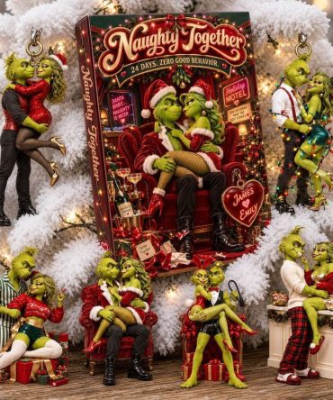 Custom Naughty Together Grinch Christmas Advent Calendar Christmas Gifts For Couples