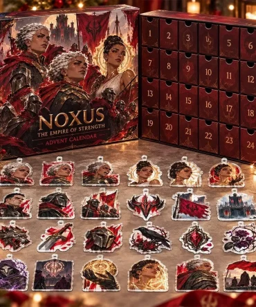 Arcane Noxus Empire Of Strength Advent Calendar 2026 Holiday Countdown Gifts For Gamers, 3D Acrylic Collectibles