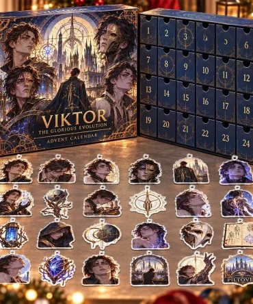 Arcane Viktor Glorious Evolution Advent Calendar Holiday Countdown Gifts Idea For Lol Lovers, 3D Acrylic Collectibles