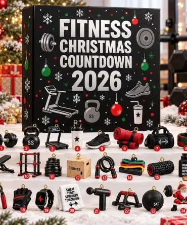 Fitness Christmas Countdown Advent Calendar 2026 Xmas Countdown Gifts For Boyfriend, 3D Acrylic Collectibles