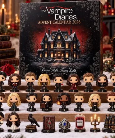 The Vampire Diaries Advent Calendar 2026 24 Days Of Collectible Magic Xmas Gifts For Fans, 3D Acrylic Collectibles