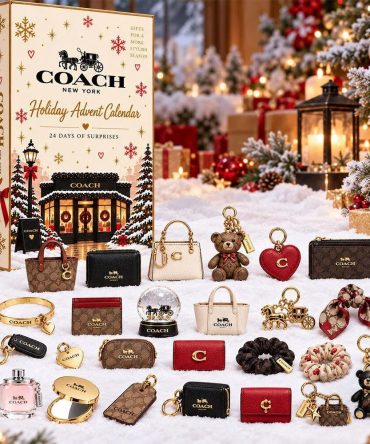 Coach Holiday Advent Calendar 2026 24 Days Christmas Countdown Gift For Fans, 3D Acrylic Collectibles