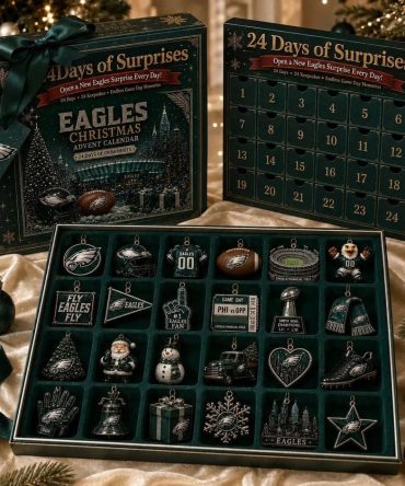 Eagles Football Christmas 2026 Advent Calendar Christmas Countdown Gift For Sports, 3D Acrylic Collectibles