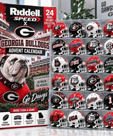 Georgia Bulldogs Christmas 2026 Advent Calendar 24 Day Christmas Countdown Box Fans Gift, 3D Acrylic Collectibles