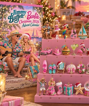 Jimmy Buffett X Barbie Christmas 2026 Advent Calendar Christmas Eve Countdown Daughter Gift, 3D Acrylic Collectibles