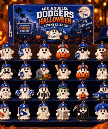 La Dodgers Halloween 2026 Advent Calendar 2026 Christmas Countdown Football Fans Gift, 3D Acrylic Collectibles