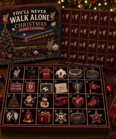 Liverpool Fc Christmas 2026 Advent Calendar 24 Day Christmas Countdown Gift For Friend, 3D Acrylic Collectibles