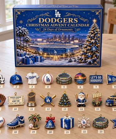 Los Angeles Dodgers Advent Calendar 2026 Christmas Countdown Gift For Boyfriend, 3D Acrylic Collectibles