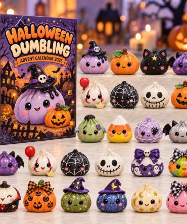 Halloween Dumpling Advent Calendar 2026 Halloween Gift For Son, 3D Acrylic Collectibles