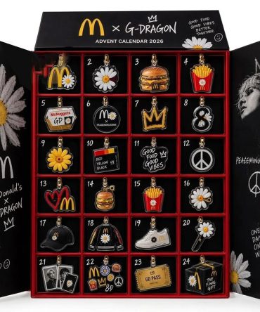 Mcdonald'S X G-Dragon 2026 Advent Calendar 24 Day Christmas Countdown Gift For Fans, 3D Acrylic Collectibles