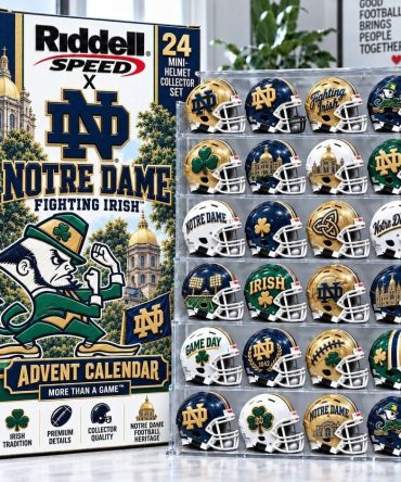 Notre Dame Fighting Irish Christmas 2026 Advent Calendar 24 Day Xmas Countdown Besties Gift, 3D Acrylic Collectibles