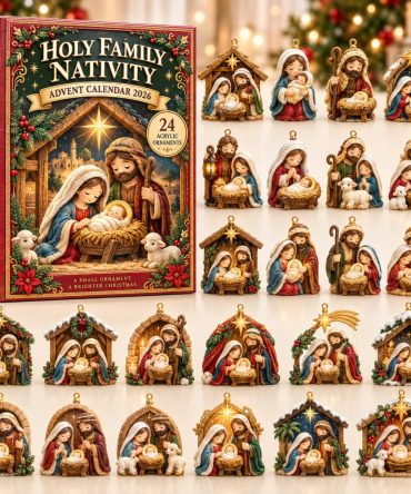 Holy Family Advent Calendar 2026 Christmas Gift For Christian, 3D Acrylic Collectibles