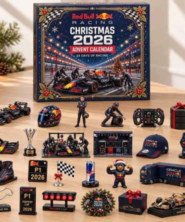 Red Bull Racing Christmas Advent Calendar 2026 24 Day Xmas Countdown Gift For Husband, 3D Acrylic Collectibles