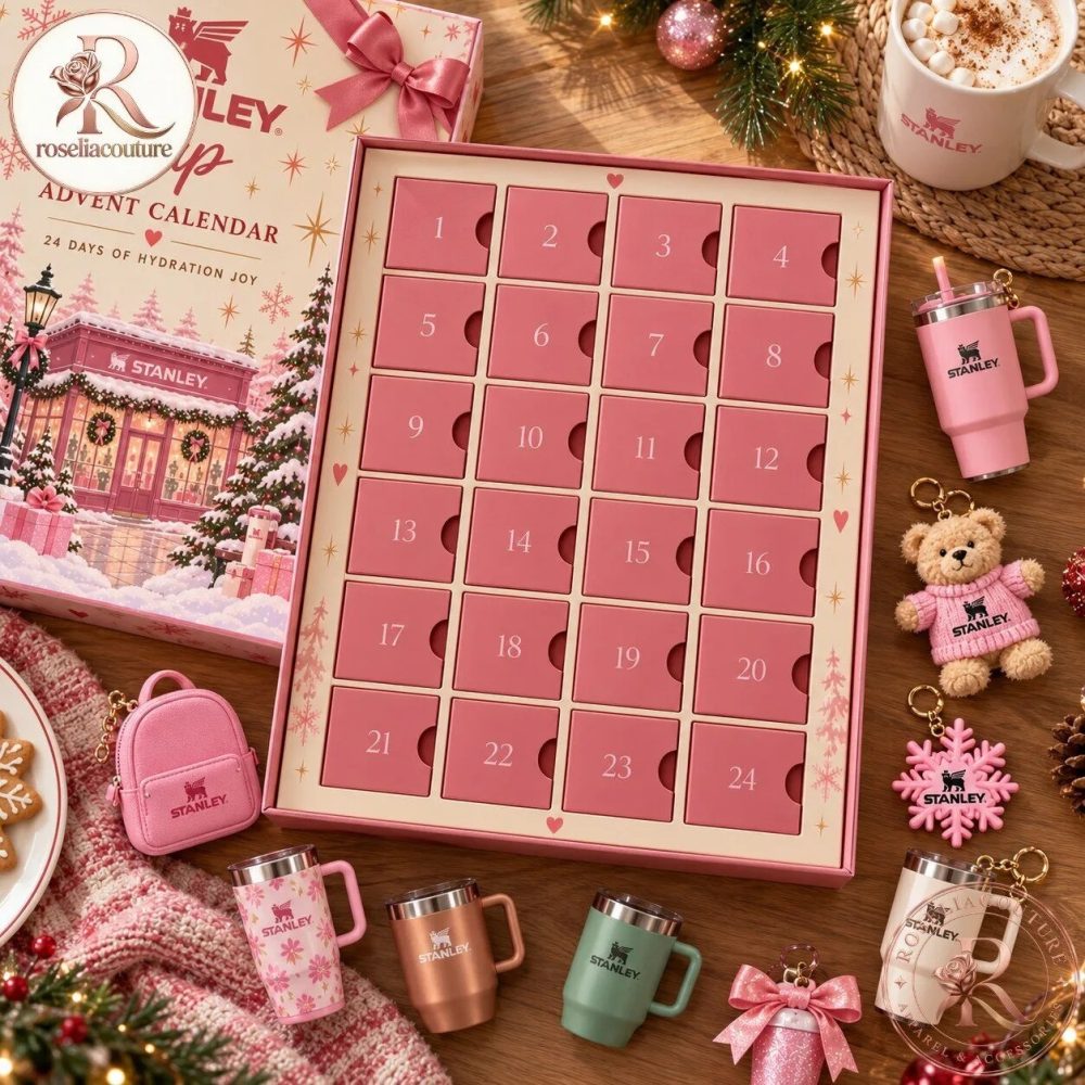 Stanley Cup Advent Calendar 2026 24 Day Christmas Countdown Girlfriend Gift, 3D Acrylic Collectibles