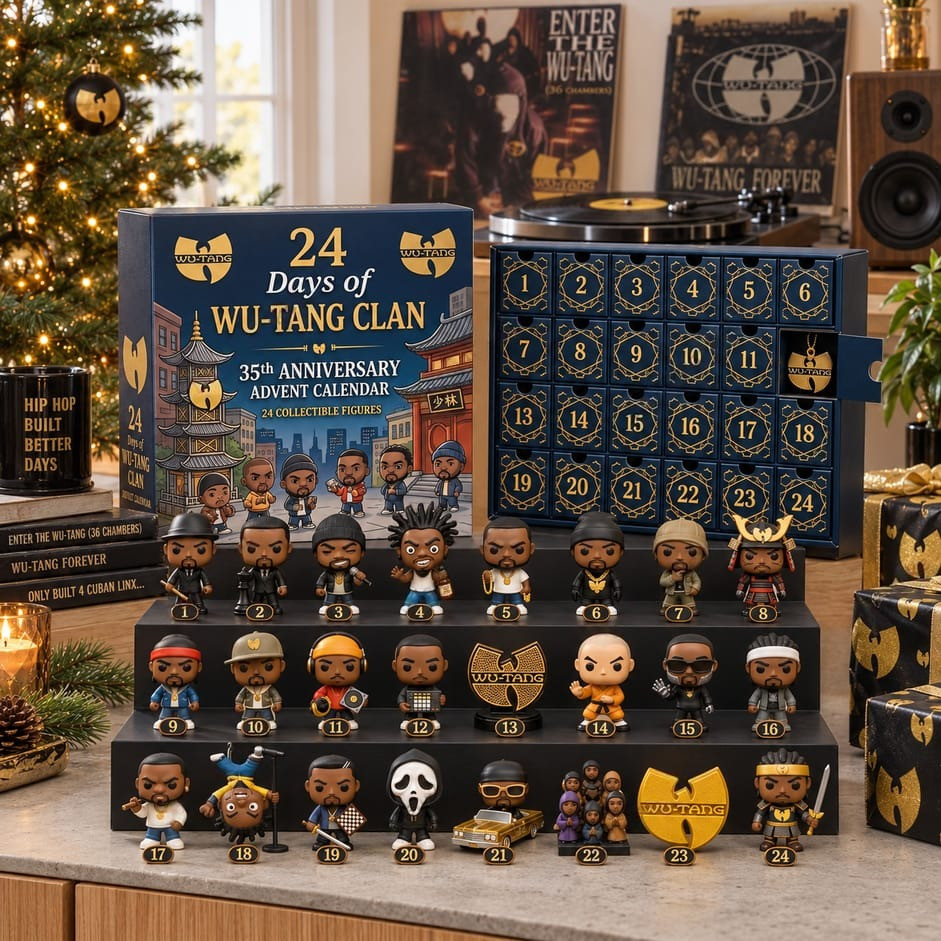 Wu-Tang 35Th Anniversary Christmas 2026 Advent Calendar Christmas Eve Countdown Fans Gift, 3D Acrylic Collectibles