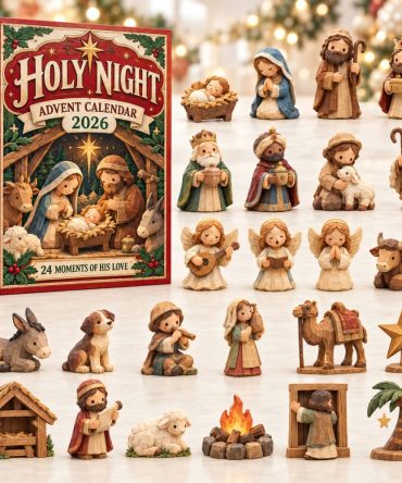 Holy Night Advent Calendar 2026 24 Moments Christmas Gift For Christian, 3D Acrylic Collectibles