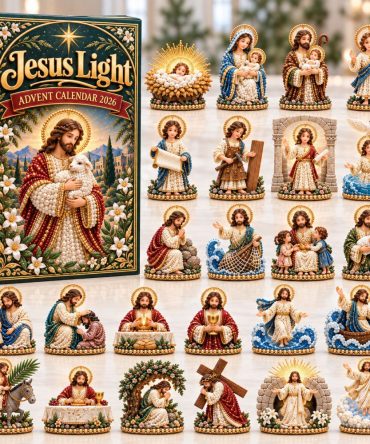 Jesus Light Advent Calendar 2026 Christmas Gift For Christian, 3D Acrylic Collectibles