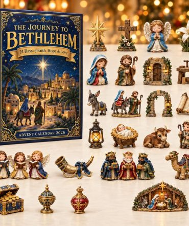 Journey To Bethlehem Advent Calendar 2026 24 Acrylic Christmas Gift For Christian, 3D Acrylic Collectibles