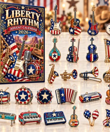 Liberty Rhythm Advent Calendar 2026 Christmas Countdown Gift For Dad, 3D Acrylic Collectibles
