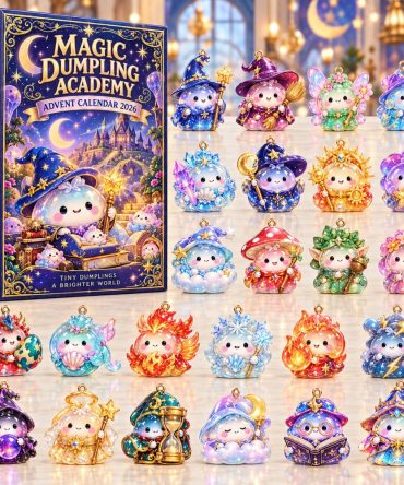 Magic Dumpling Academy Advent Calendar 2026 Christmas Gift For Girls, 3D Acrylic Collectibles