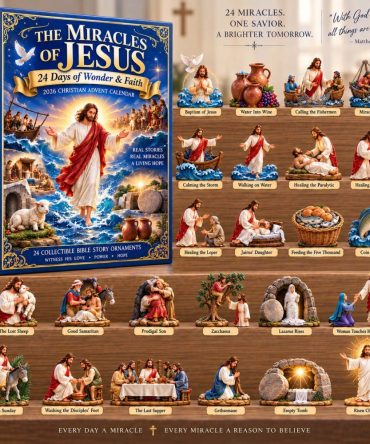 Miracles Of Jesus Advent Calendar 2026 24 Collectible Christmas Gift For Christian, 3D Acrylic Collectibles